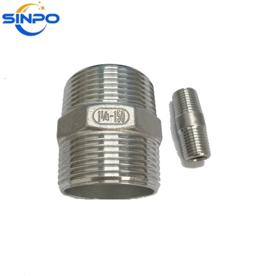 SS304 SS316 Hex Nipple