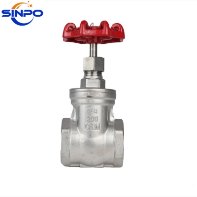 SS304 SS316 Threaded Gate Valve