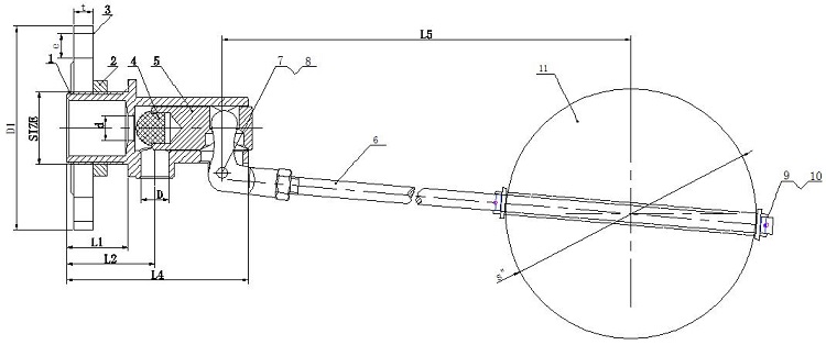 water tank flanged float valve-Product Description（1）.jpg