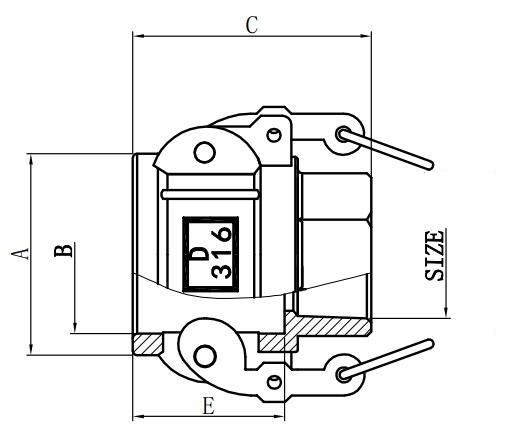 SS camlock coupling type D-Product Description(1）.jpg