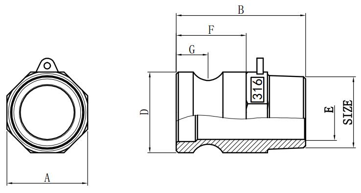 SS camlock coupling type F-Product Description（1）.jpg